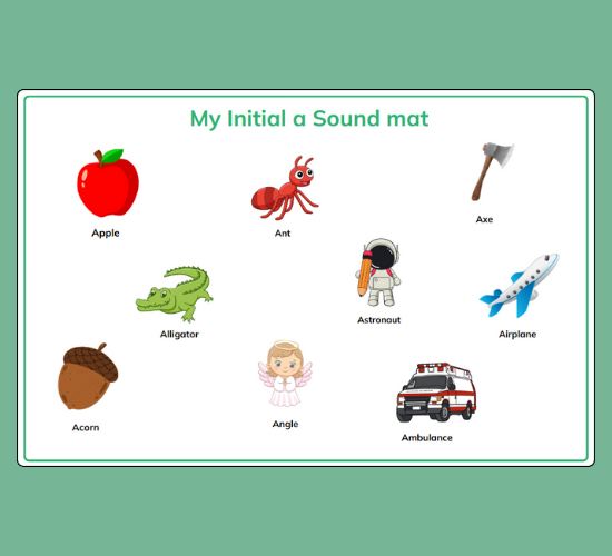 Initial a Sound Mat