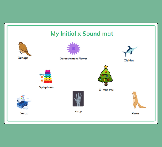 Initial X Sound Mat