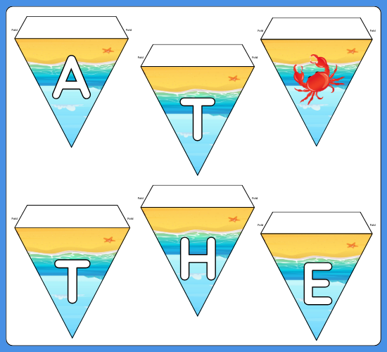 The Beach Leaving Party Bunting