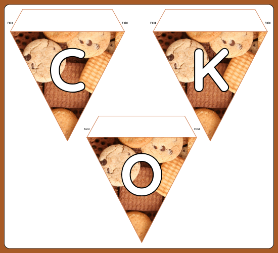 Cookie Bunting