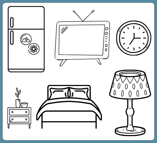 Hotel Coloring Poster