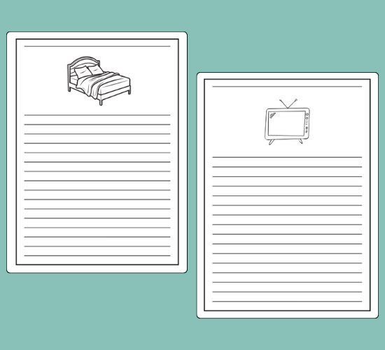 Hotel Writing Frames