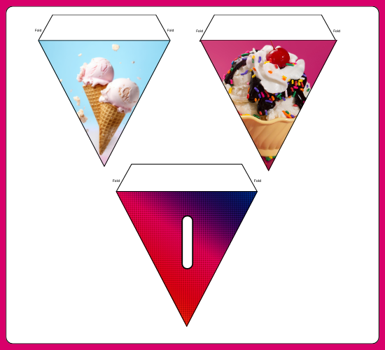 Ice Cream Bunting