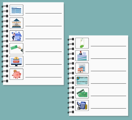 Bank List Writing