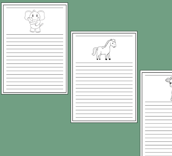 Zoo Writing Frames