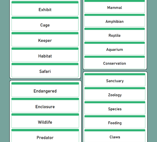 Zoo Labels