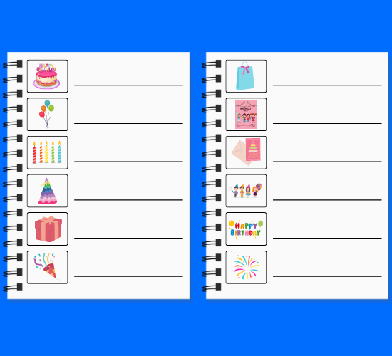 Birthday List Writing