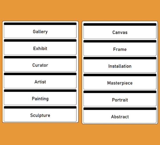 Art Gallery Labels
