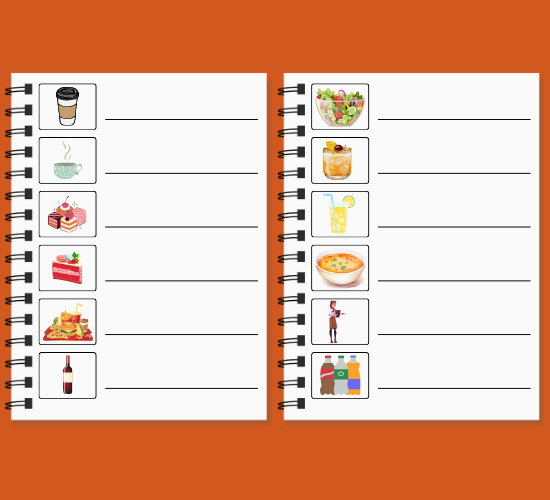 Restaurant List Writing