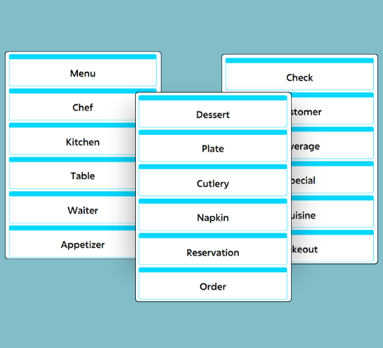 Restaurant Labels