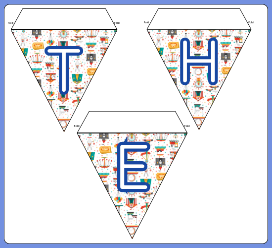 Theme Park Bunting