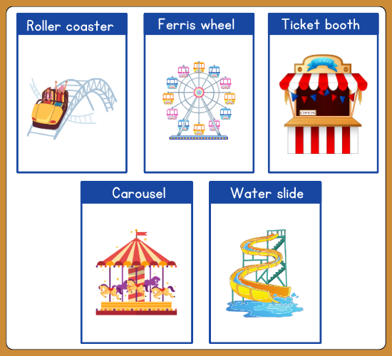 Theme Park Flashcards
