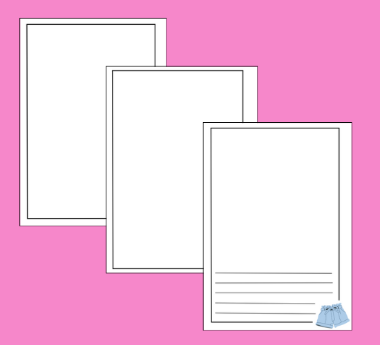 Cloth Shop Page Border
