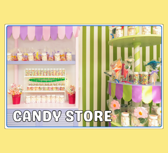 Candy Store Display Posters