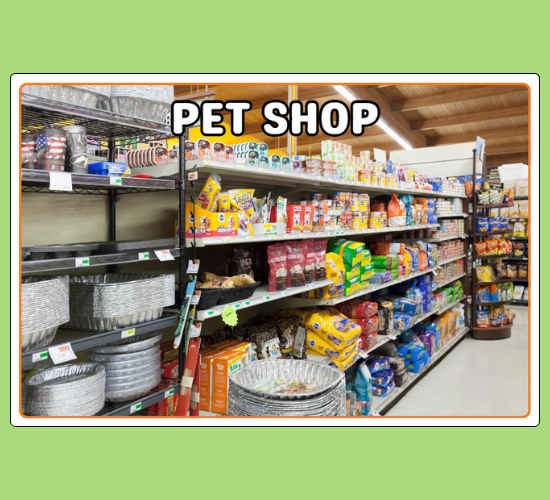 Pet Shop Display Posters