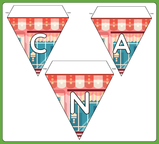 Candy Store Bunting