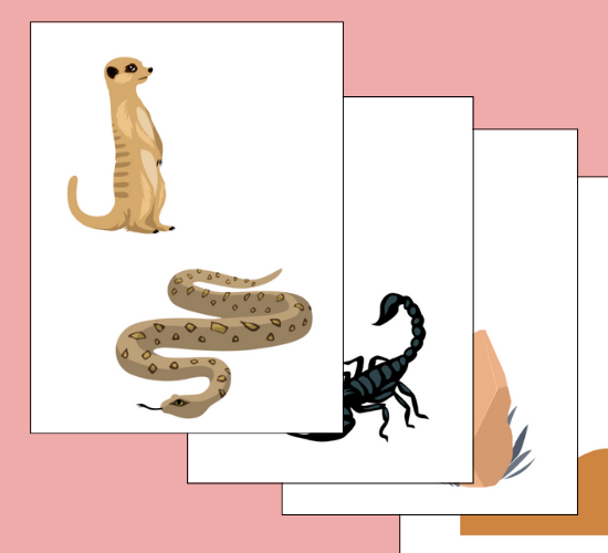 Desert Safari Role Play Cut-Outs