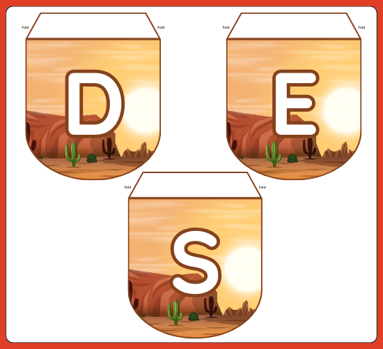 Desert Safari Bunting