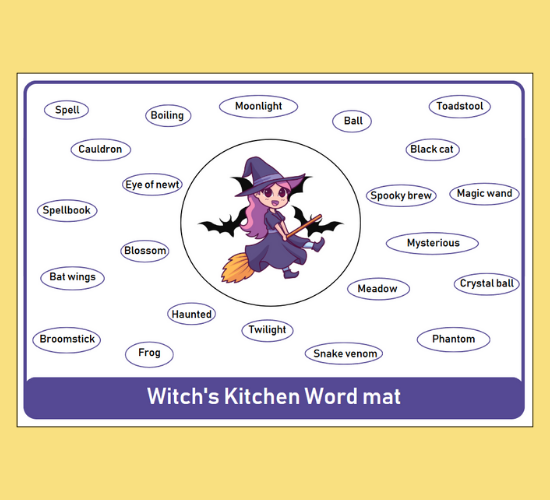 Witch's Kitchen Word Mat