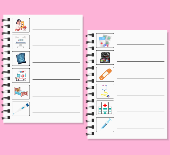 Toy Hospital List Writing