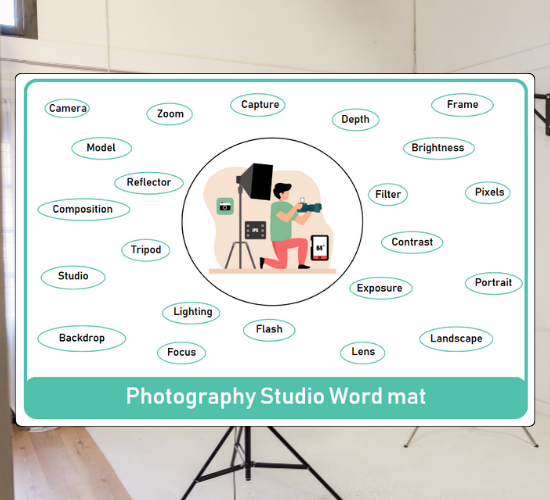 Photography Studio Word Mat