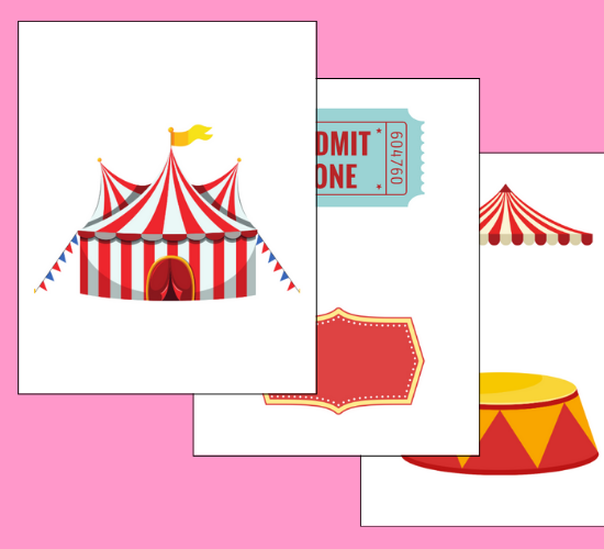 The Circus Role Play Cut-Outs