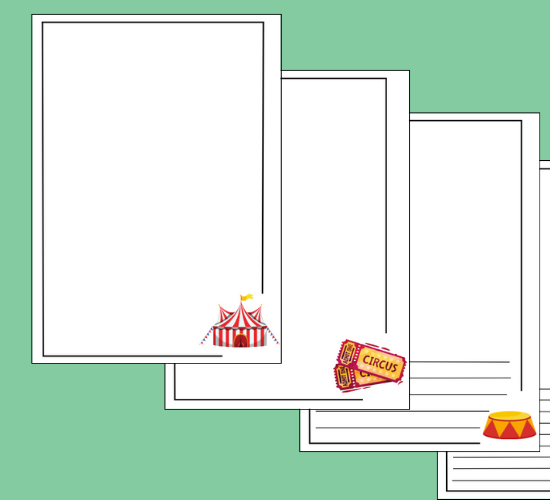 The Circus Page Border
