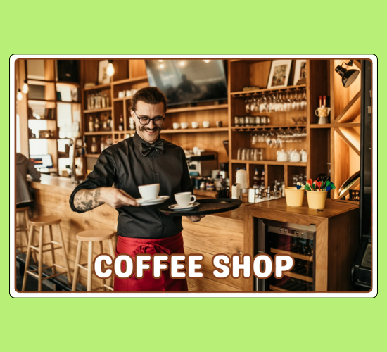 Coffee Shop Display Posters