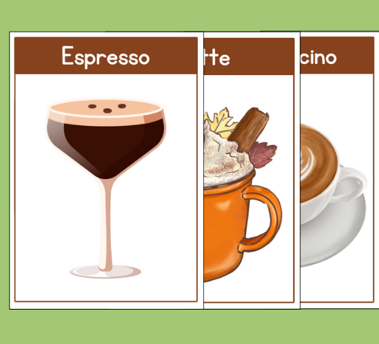 Coffee Shop Flashcards