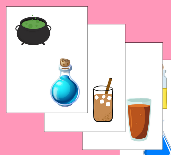 Potion Shop Role Play Cut-Outs