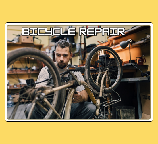 Bicycle Repair Display Posters