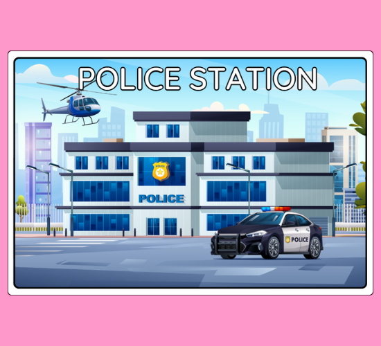 Police Station Display Posters