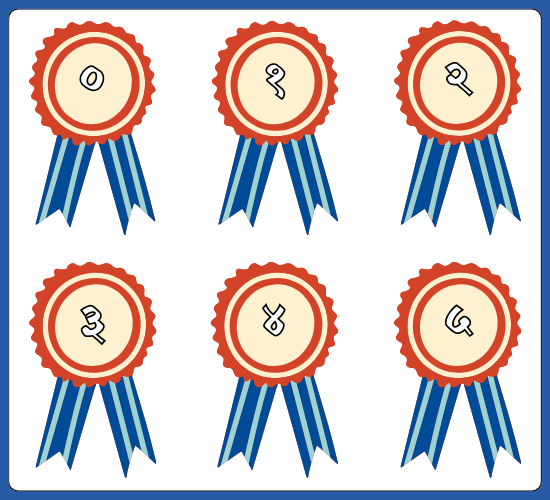 Interactive Numbers 0-100 on Medals (Hindi)