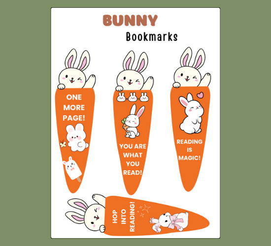 Bunny Bookmark