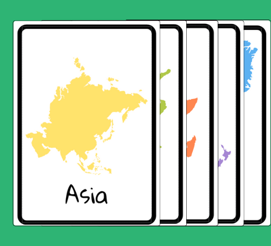 Continents Flashcards