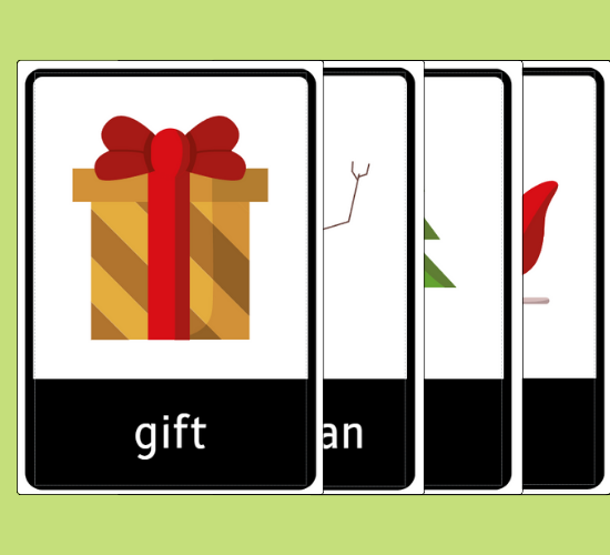 Amazing Christmas Flashcards