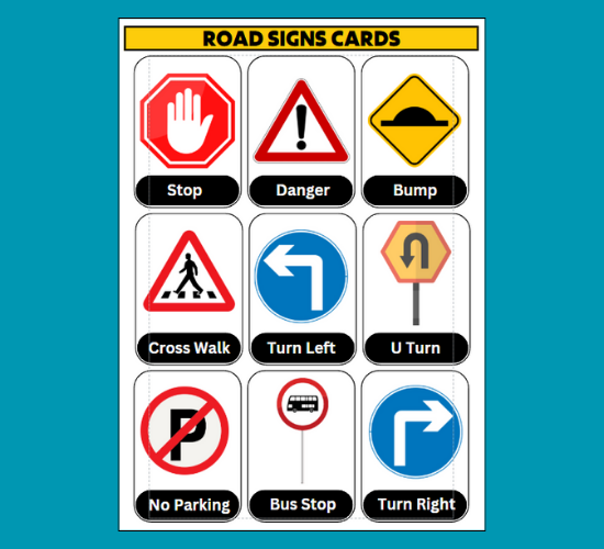 Road Signs Cards