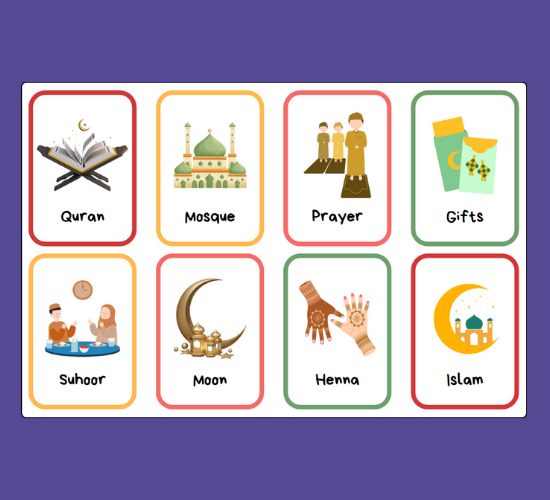 Mini Eid Flashcards