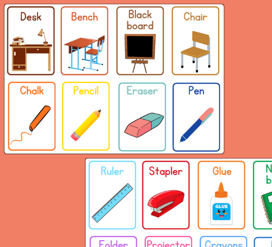 Classroom Mini Flashcards