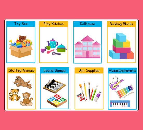 Playroom Mini Flashcards