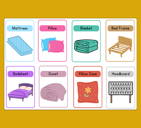 Bed Mini Flashcards