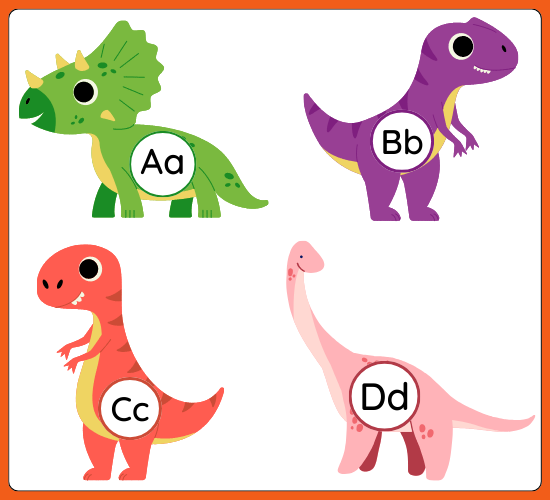 A-Z Alphabet on Dinosaurs