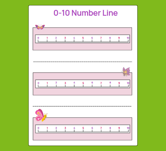 0-10 Number Line (Odds and Evens)