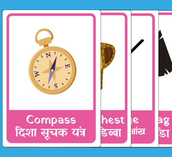 Pirates Topic Display Posters (Hindi)