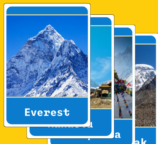 Mountains Flashcards