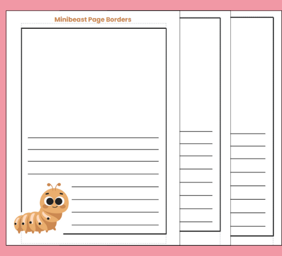 Minibeast Page Borders