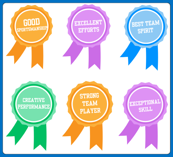 Sports Day Award Rosettes