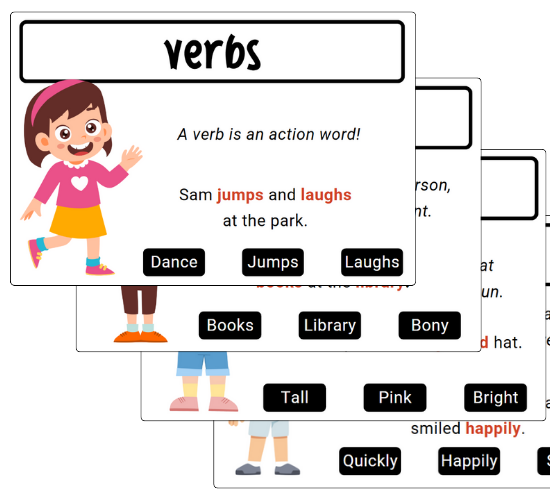 Parts of Speech Posters