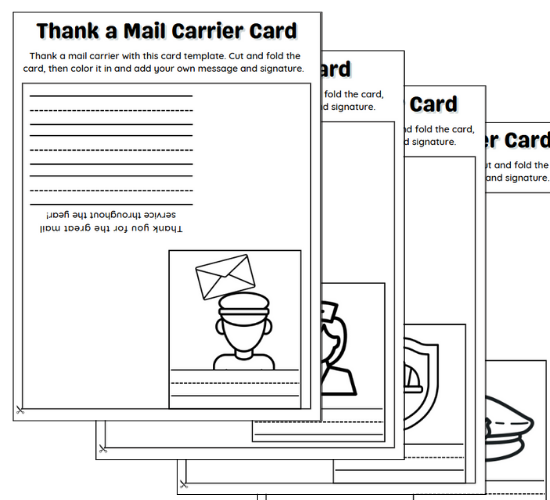 Thank a Lifeguard Card Template