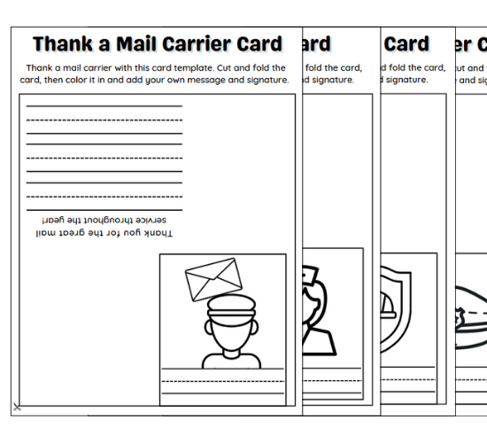 Thank a Police officer Card